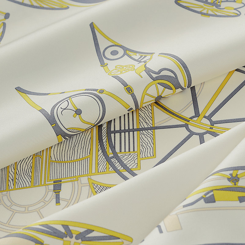 Complication Equestre scarf 90 - Yellow | Hermès Thailand